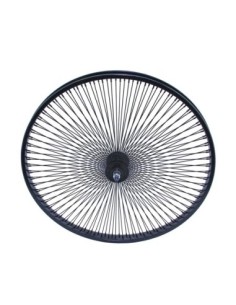 26 Steel Front Wheel 144 Spoke 14gBlack 3/8 Axle Single...